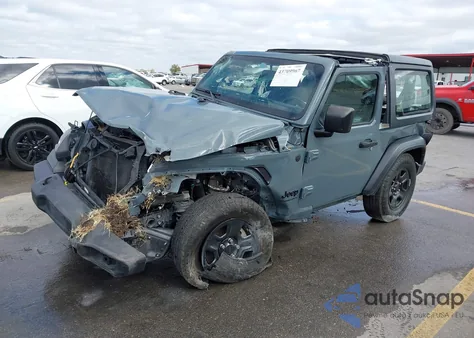 2024 Jeep Wrangler 2-Door Sport 4X4 из США, поврежденный, VIN 1C4PJXAN1RW135481